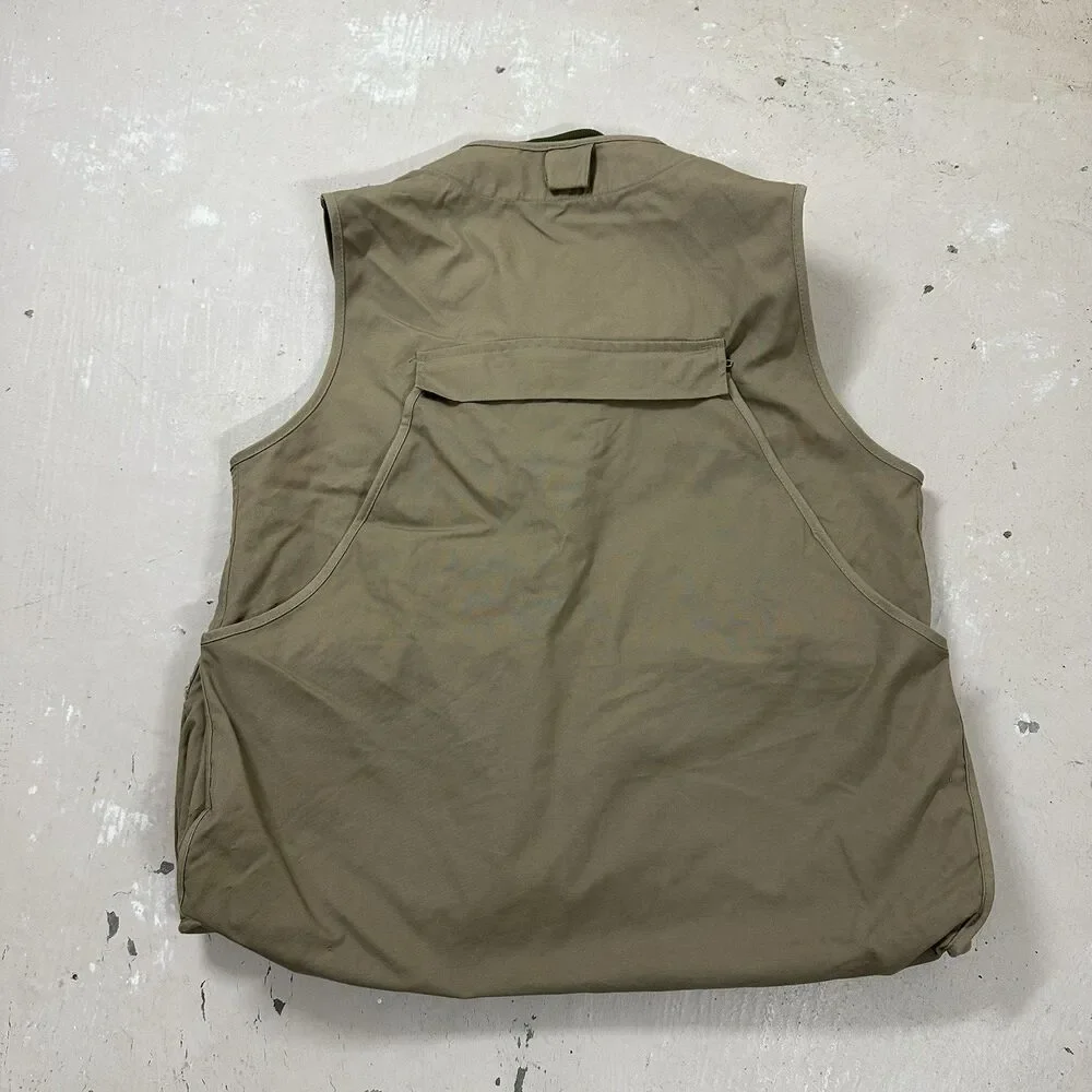 COLUMBIA Sportswear Company Men’s Hunting Vest Size Large Beige 24 Shell w Liner